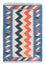 Kelim-tæppe - orientalsk - 91 x 61 cm - blå