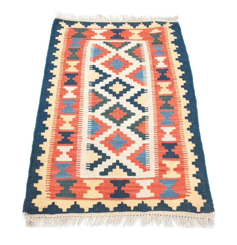 Kelim-tæppe - orientalsk - 101 x 63 cm - orange