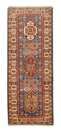Løber Ziegler Carpet - Kazak - 212 x 79 cm - blå