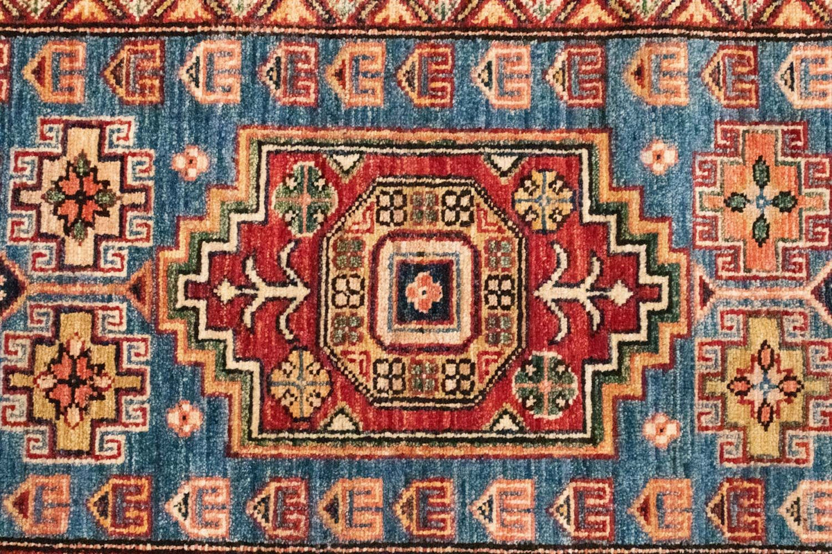 Løber Ziegler Carpet - Kazak - 212 x 79 cm - blå