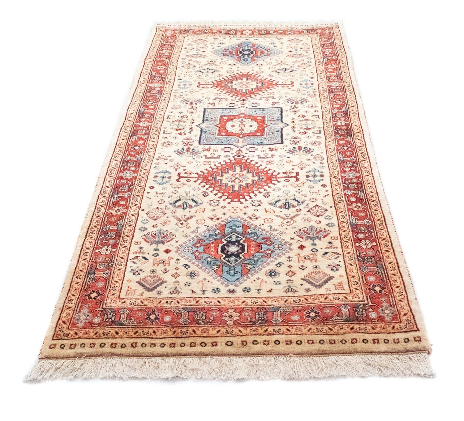 Løber Persisk tæppe - Nomadisk - 230 x 90 cm - beige