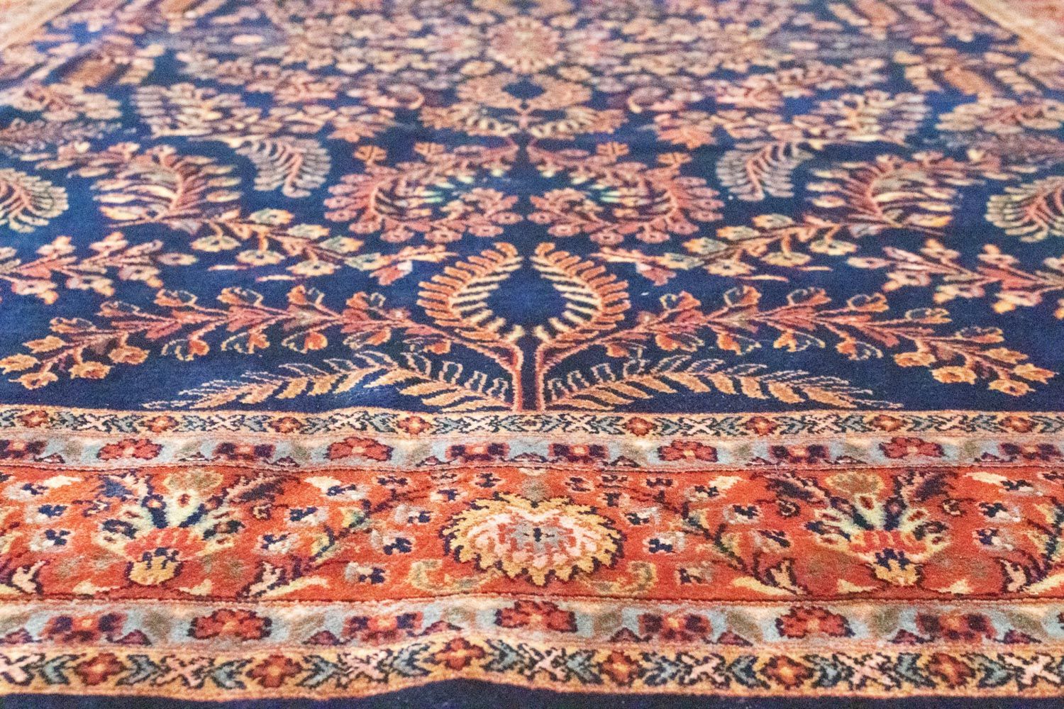 Persisk tæppe - Classic - 300 x 195 cm - blå