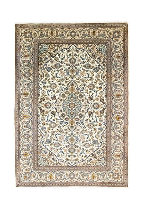 Persisk tæppe - Keshan - 292 x 193 cm - beige