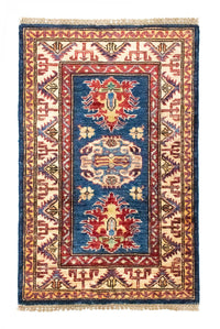 Ziegler Carpet - Kazak - 90 x 58 cm - blå