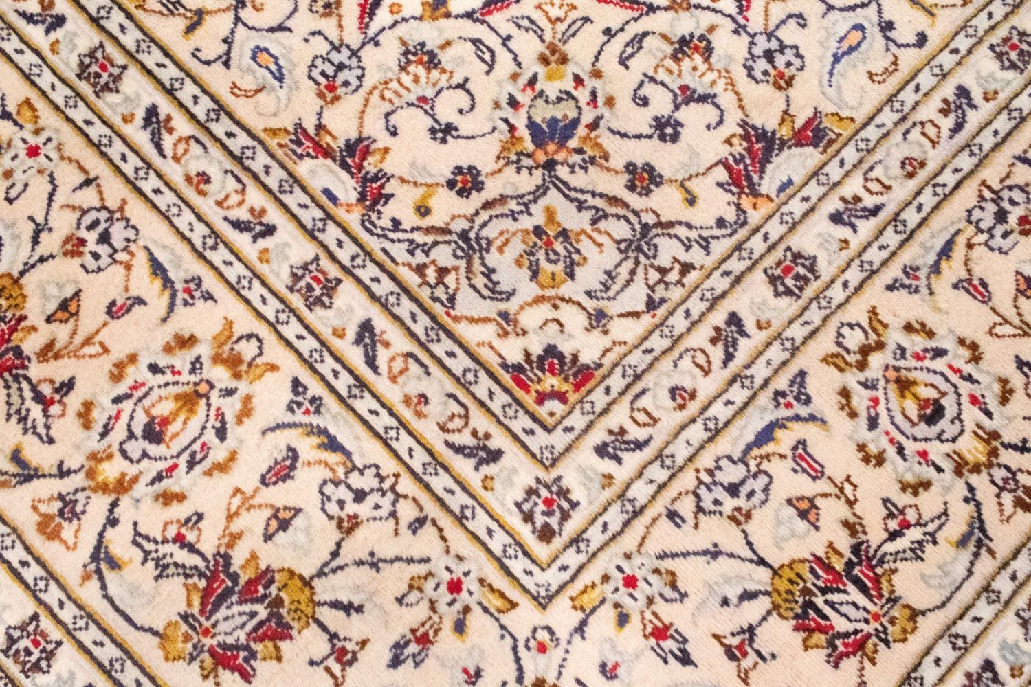 Persisk tæppe - Keshan - 305 x 200 cm - beige
