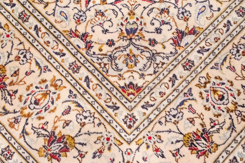 Persisk tæppe - Keshan - 305 x 200 cm - beige