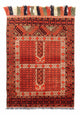 Afghansk tæppe 118x174cm - Orientalsk tæppe - rust