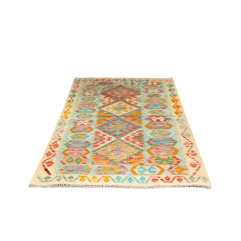 Kelim Carpet - Splash - 161 x 105 cm - flerfarvet