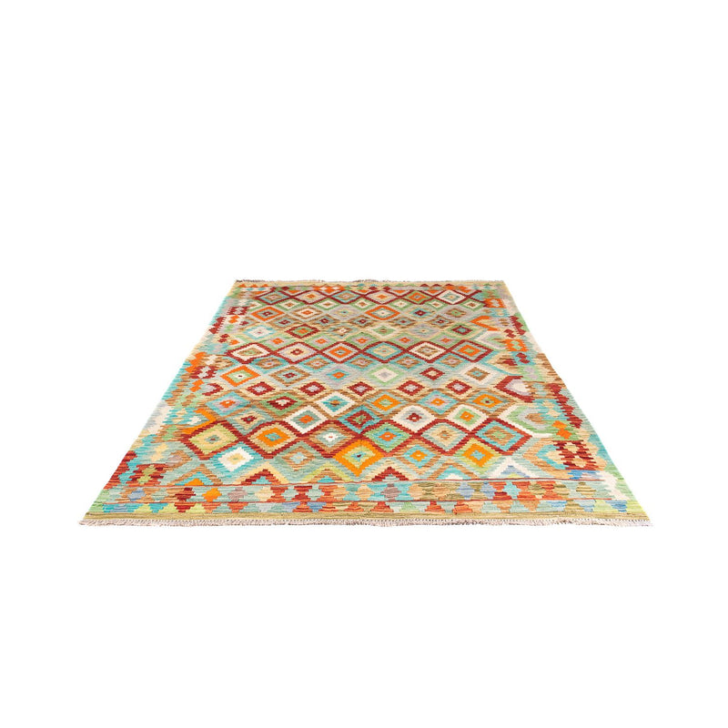 Kelim Carpet - Splash - 244 x 175 cm - flerfarvet