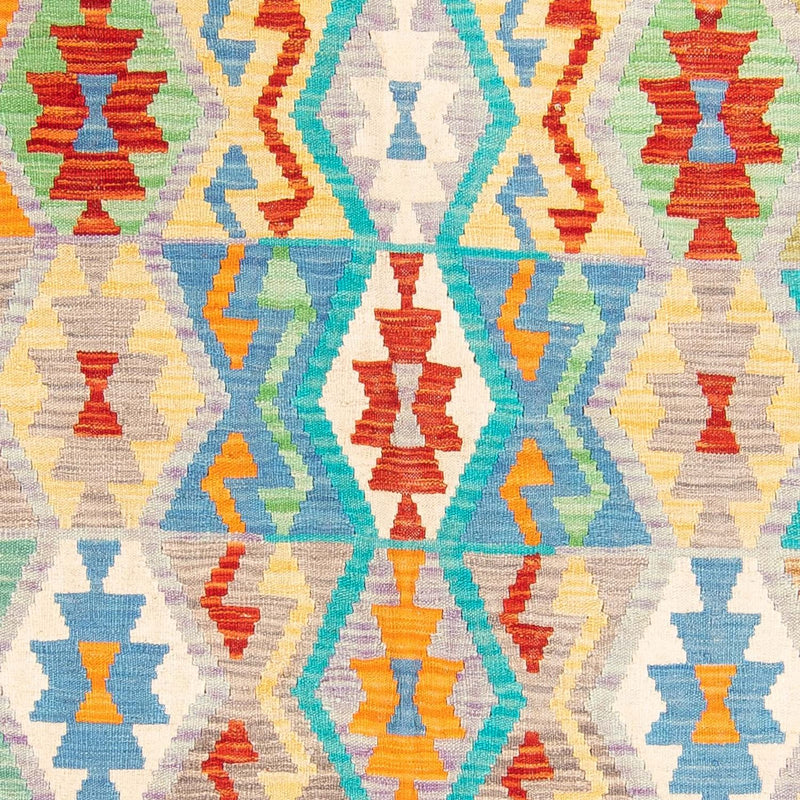 Kelim Carpet - Splash - 203 x 152 cm - flerfarvet