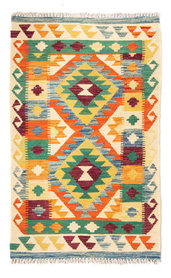 Kelim Carpet - Splash - 124 x 77 cm - beige