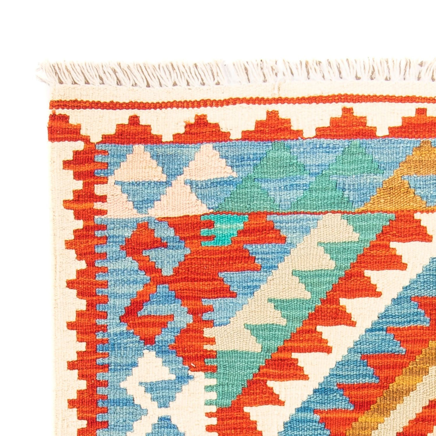 Kilim Maimana Tæppe 122x81cm - Uldtæppe