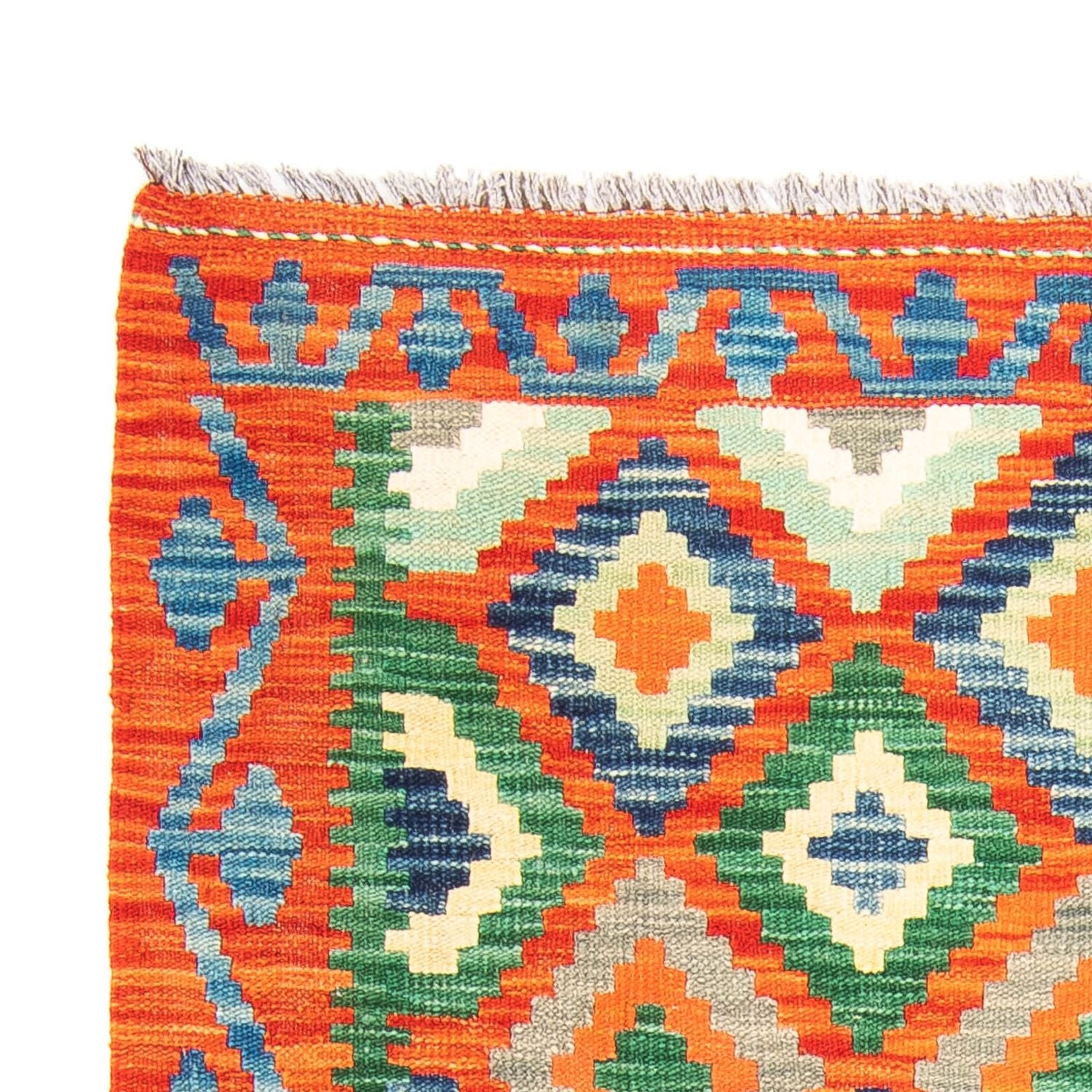 Kelim Carpet - Splash - 150 x 102 cm - flerfarvet