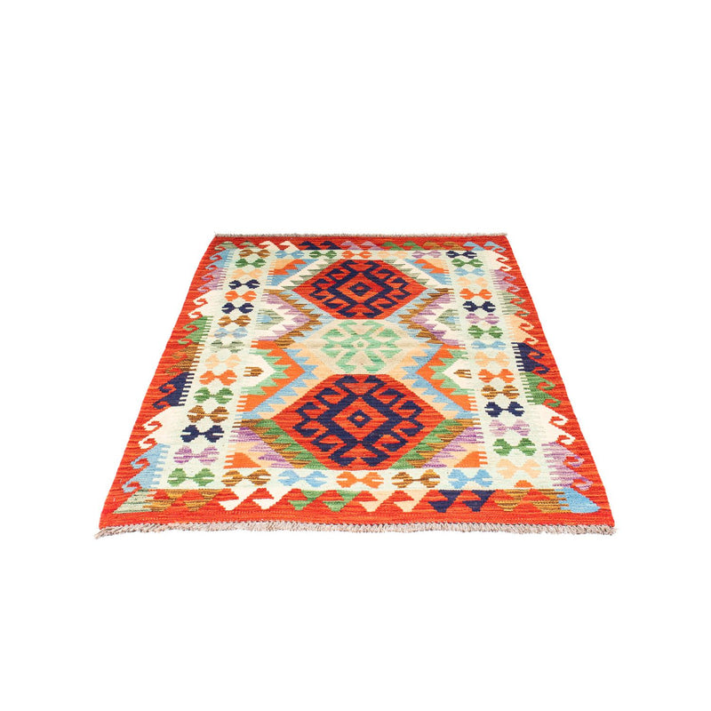 Kelim Carpet - Splash - 148 x 104 cm - rust