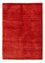 Gabbeh Tæppe - Loribaft Persisk - 182 x 122 cm - mørkerød