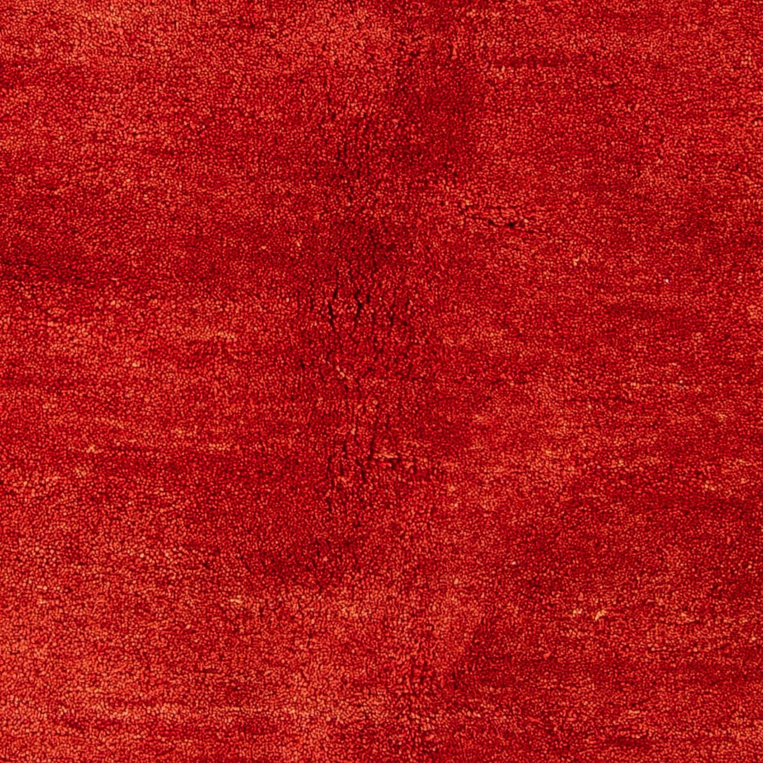 Gabbeh Tæppe - Loribaft Persisk - 182 x 122 cm - mørkerød