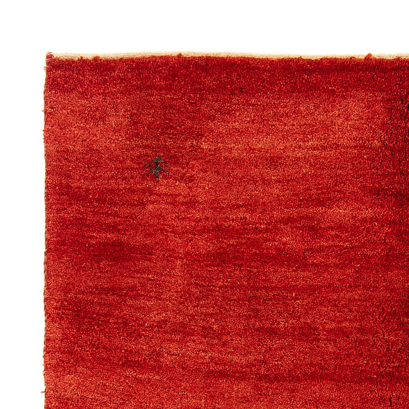 Gabbeh Tæppe - Loribaft Persisk - 182 x 122 cm - mørkerød