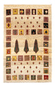 Loribaft Tæppe 150x106cm - Perserteppich Wollteppich
