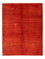 Gabbeh Tæppe - Loribaft Persisk - 182 x 130 cm - mørkerød