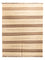 Kelim-tæppe - orientalsk - 242 x 176 cm - beige