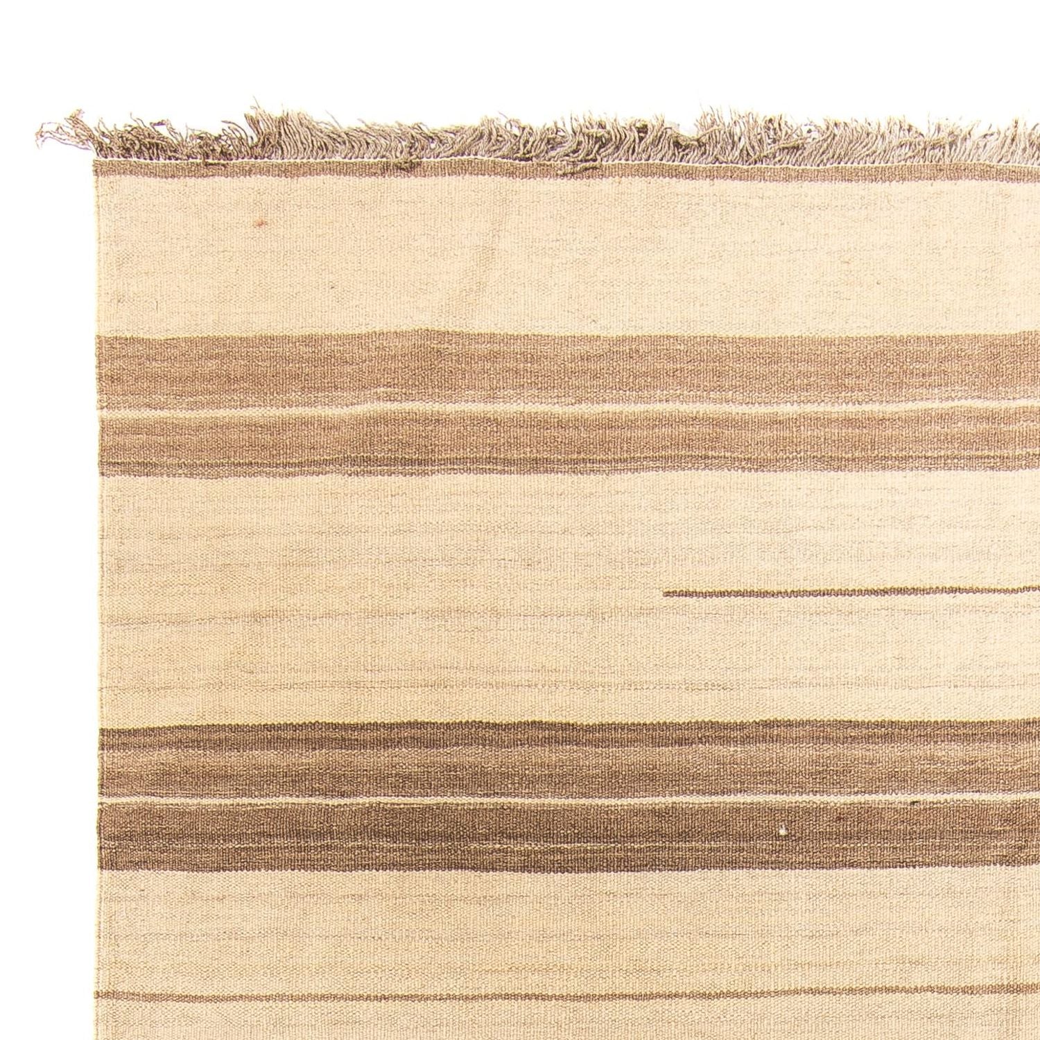 Kelim-tæppe - orientalsk - 242 x 176 cm - beige
