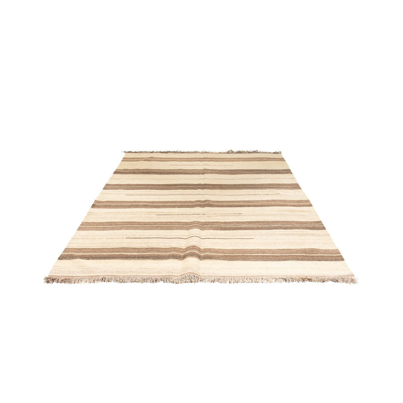 Kelim-tæppe - orientalsk - 242 x 176 cm - beige