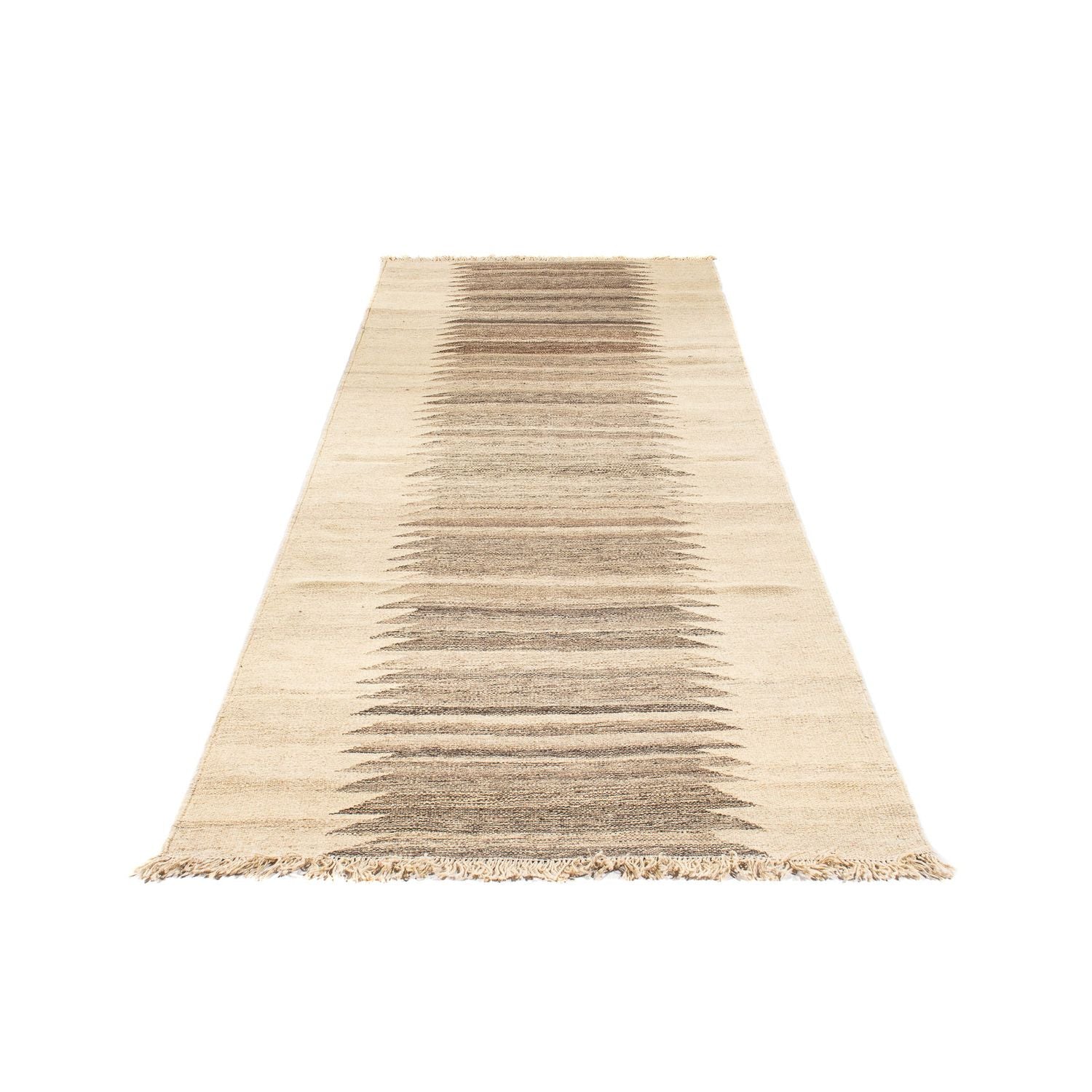 Løber Kelim-tæppe - orientalsk - 293 x 96 cm - beige