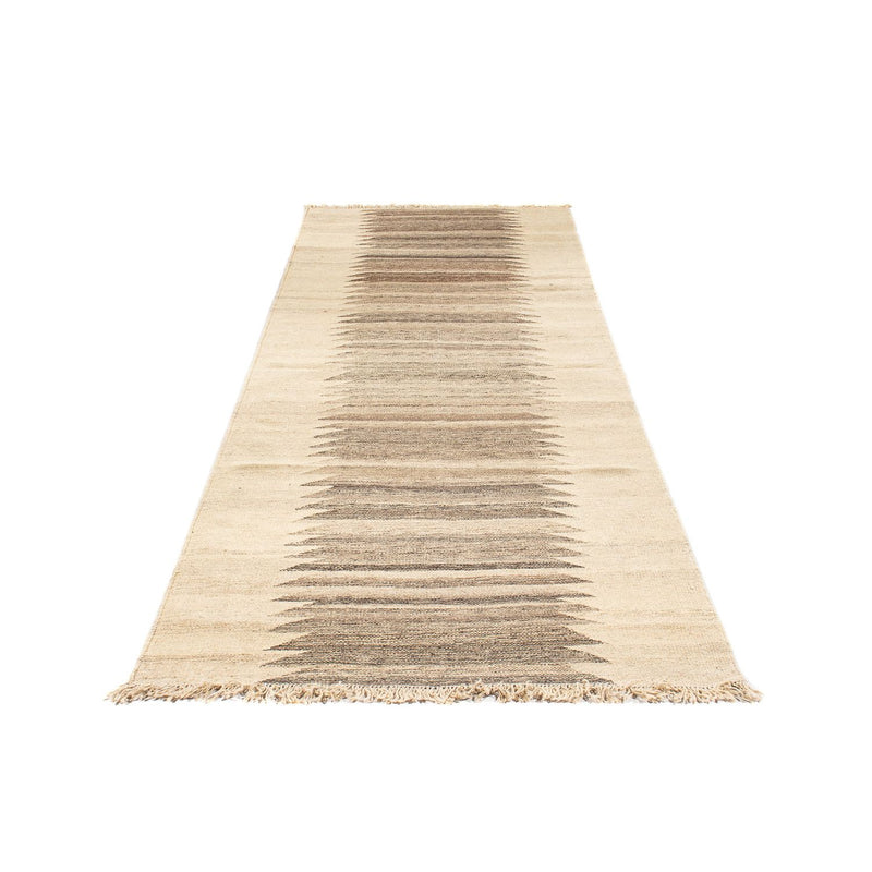 Løber Kelim-tæppe - orientalsk - 293 x 96 cm - beige