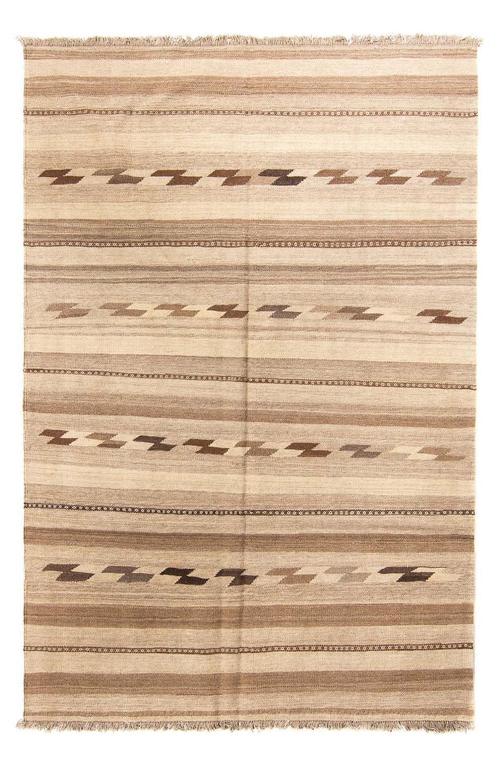 Kelim-tæppe - orientalsk - 256 x 165 cm - flerfarvet