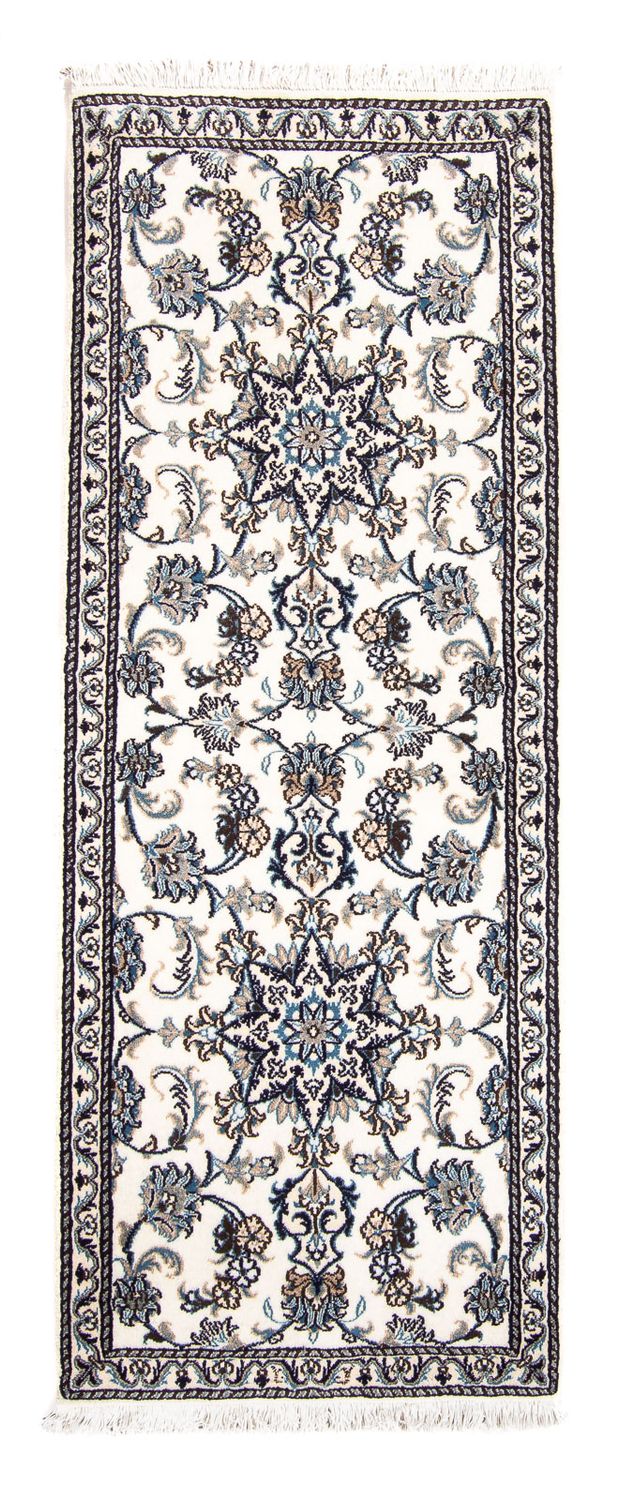 Løber Persisk tæppe - Nain - 192 x 76 cm - beige