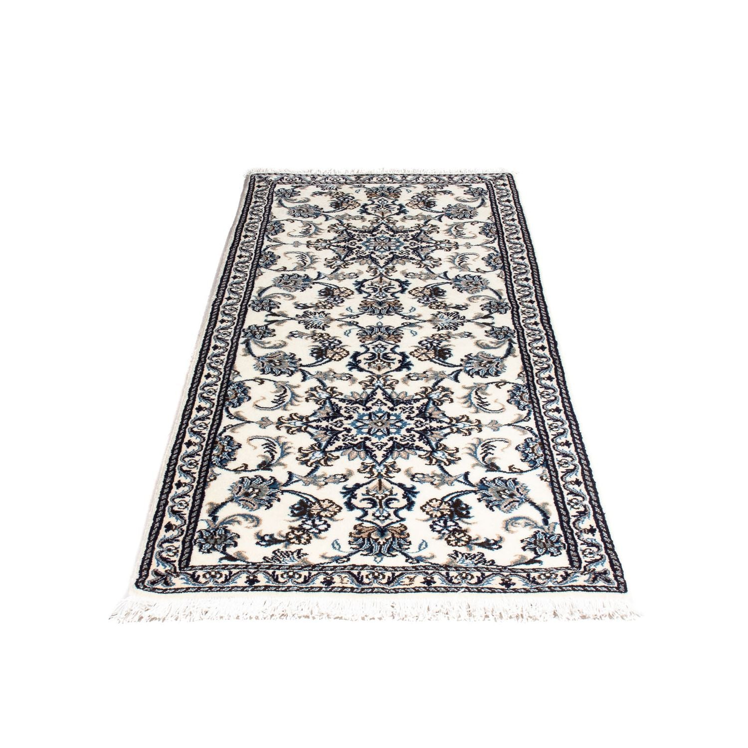 Løber Persisk tæppe - Nain - 192 x 76 cm - beige