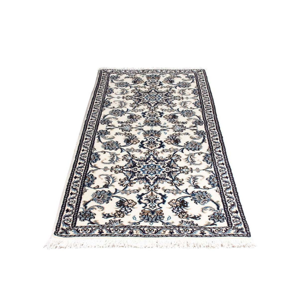 Løber Persisk tæppe - Nain - 192 x 76 cm - beige