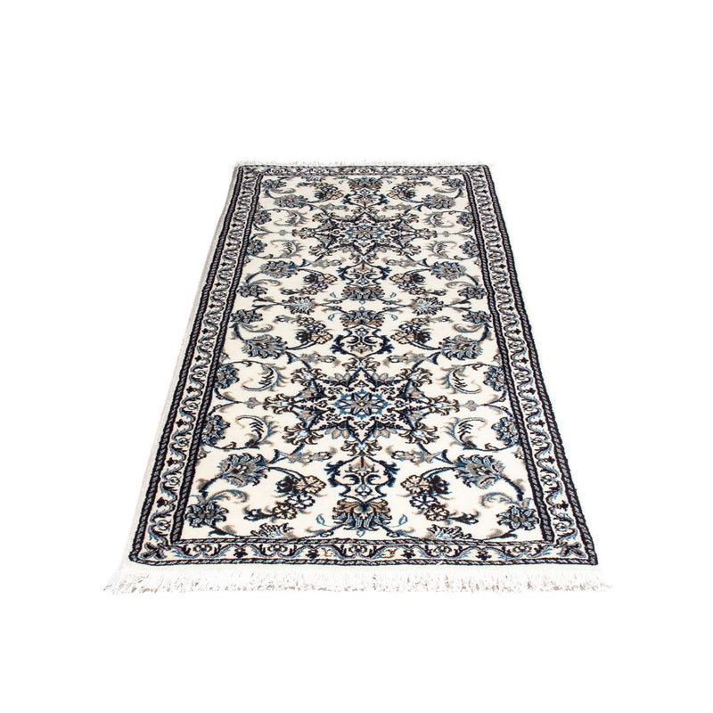 Løber Persisk tæppe - Nain - 192 x 76 cm - beige