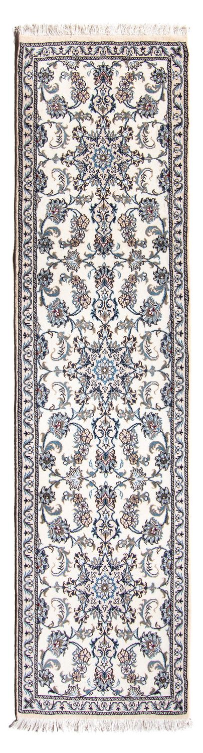 Løber Persisk tæppe - Nain - 296 x 76 cm - beige