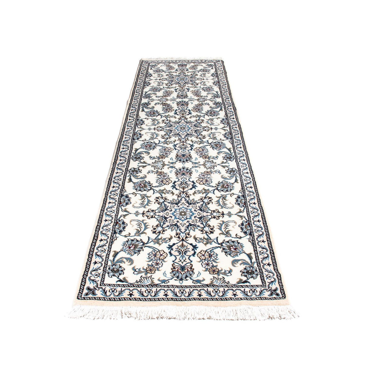 Løber Persisk tæppe - Nain - 296 x 76 cm - beige
