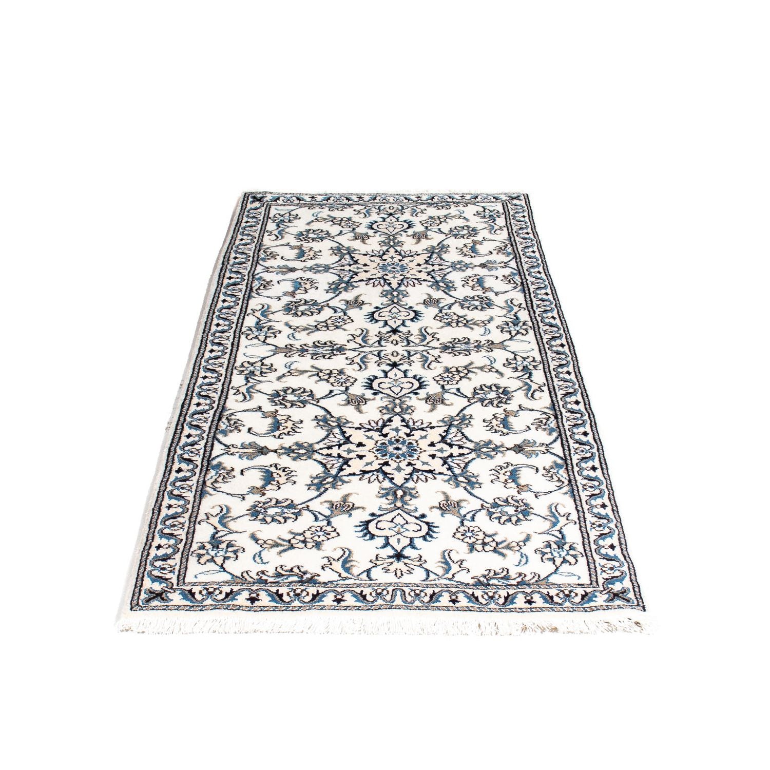 Løber Persisk tæppe - Nain - 200 x 80 cm - beige