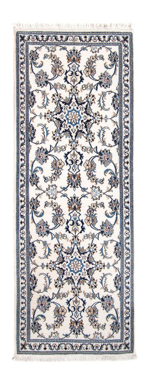Løber Persisk tæppe - Nain - 202 x 80 cm - beige