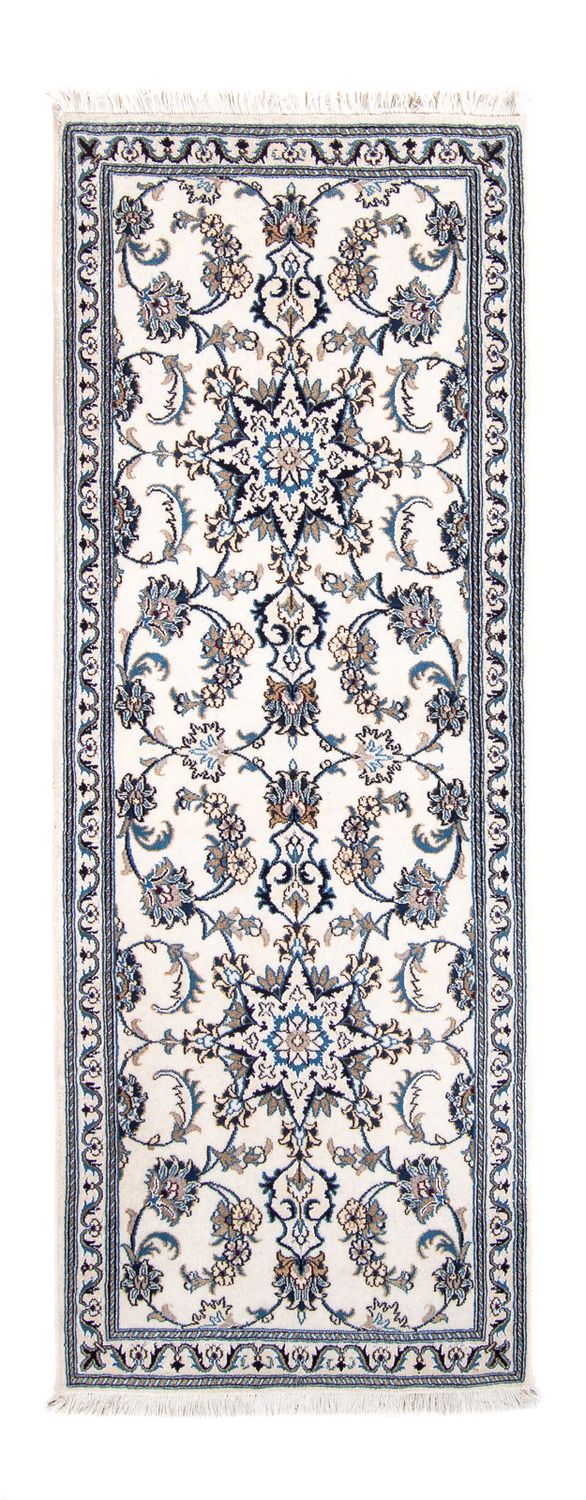Løber Persisk tæppe - Nain - 202 x 80 cm - beige