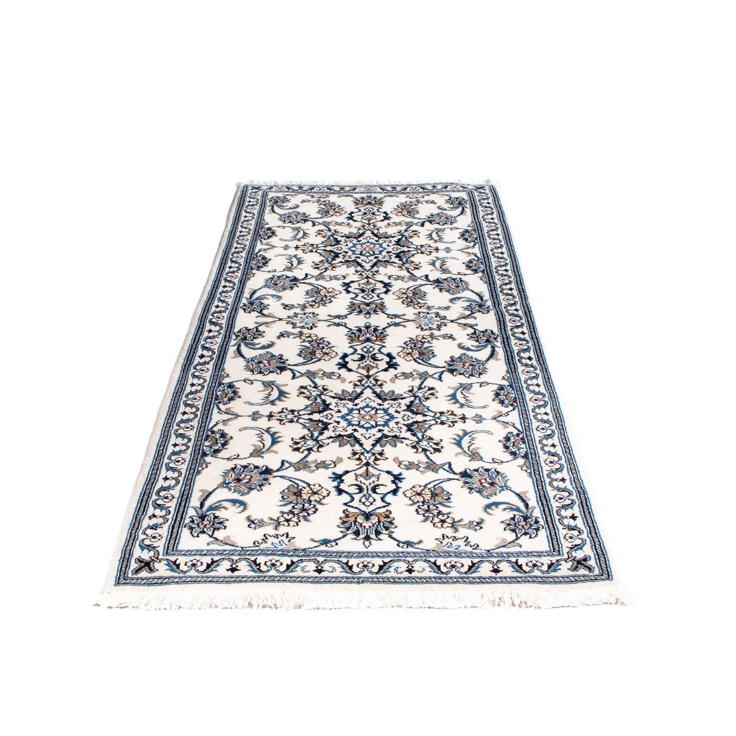 Løber Persisk tæppe - Nain - 202 x 80 cm - beige