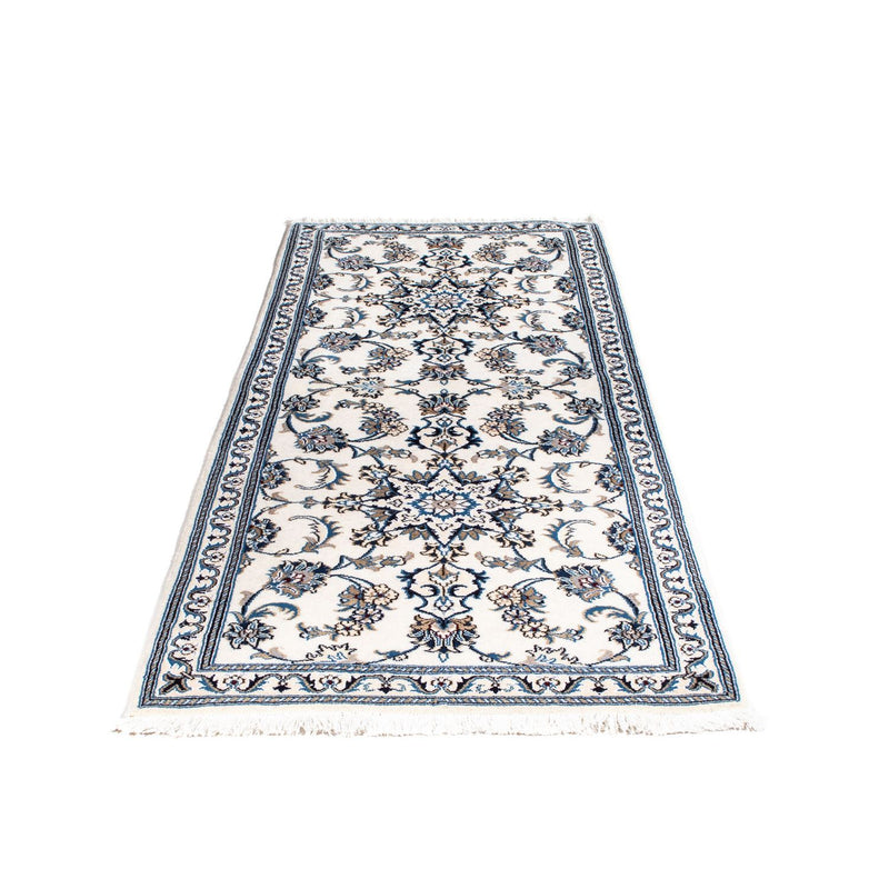 Løber Persisk tæppe - Nain - 202 x 80 cm - beige