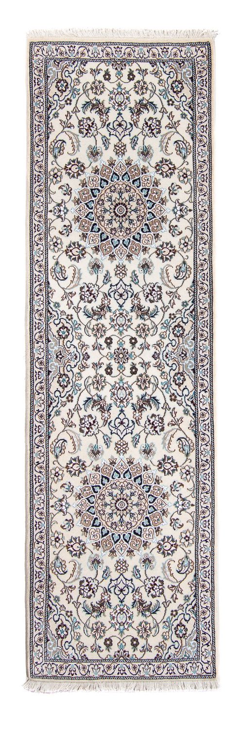 Løber Persisk tæppe - Nain - Royal - 200 x 62 cm - beige