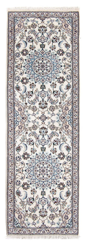 Løber Persisk tæppe - Nain - Royal - 196 x 63 cm - beige