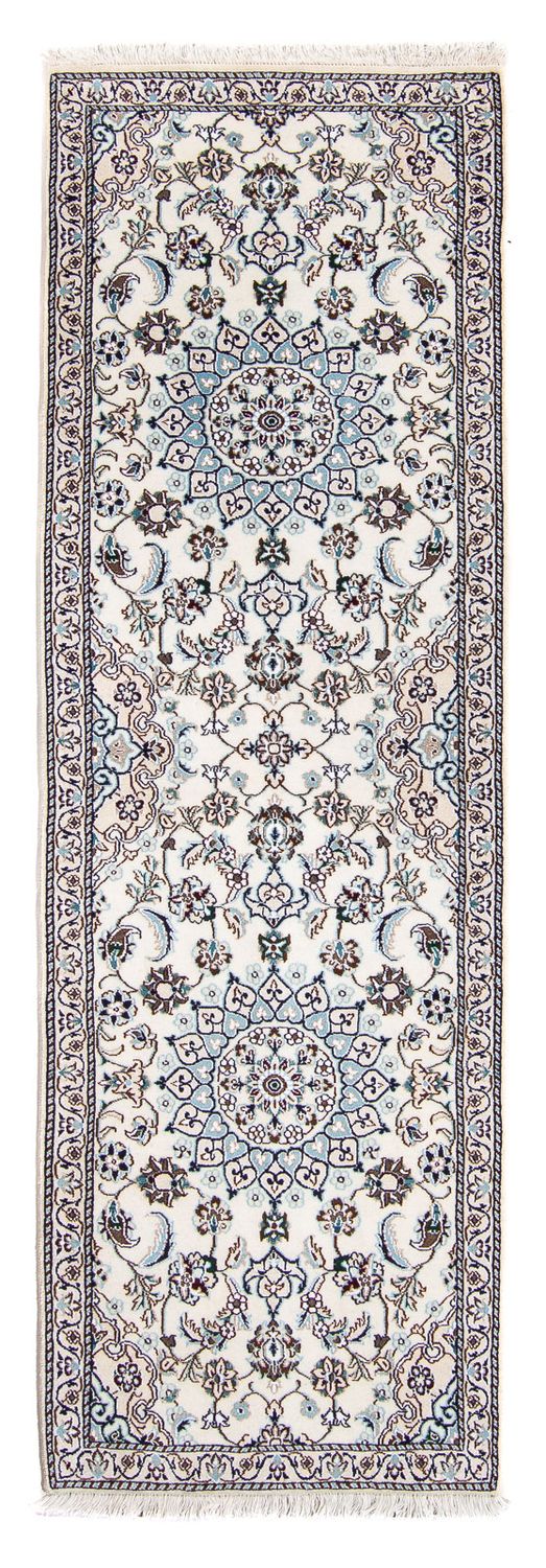 Løber Persisk tæppe - Nain - Royal - 196 x 63 cm - beige