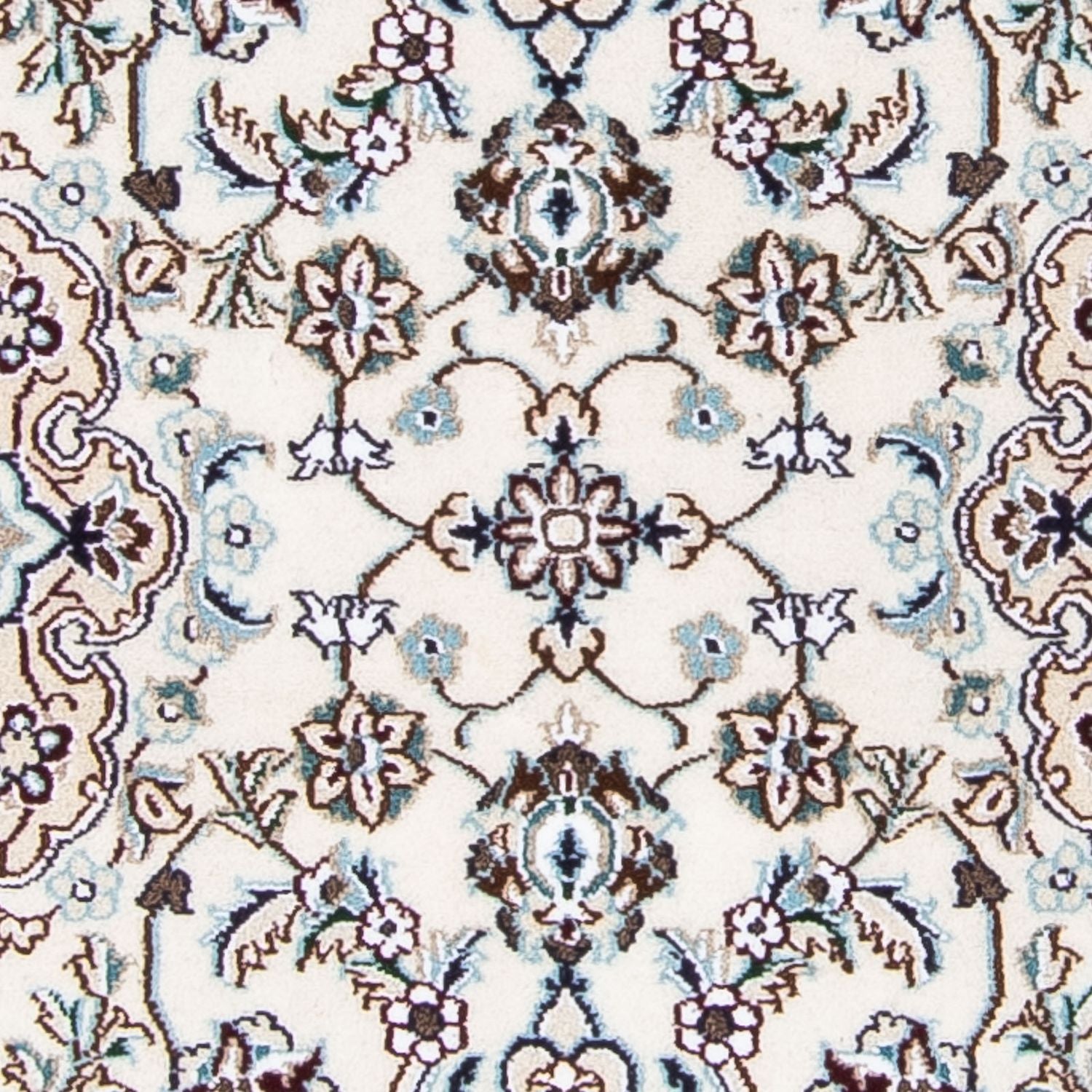 Løber Persisk tæppe - Nain - Royal - 196 x 63 cm - beige