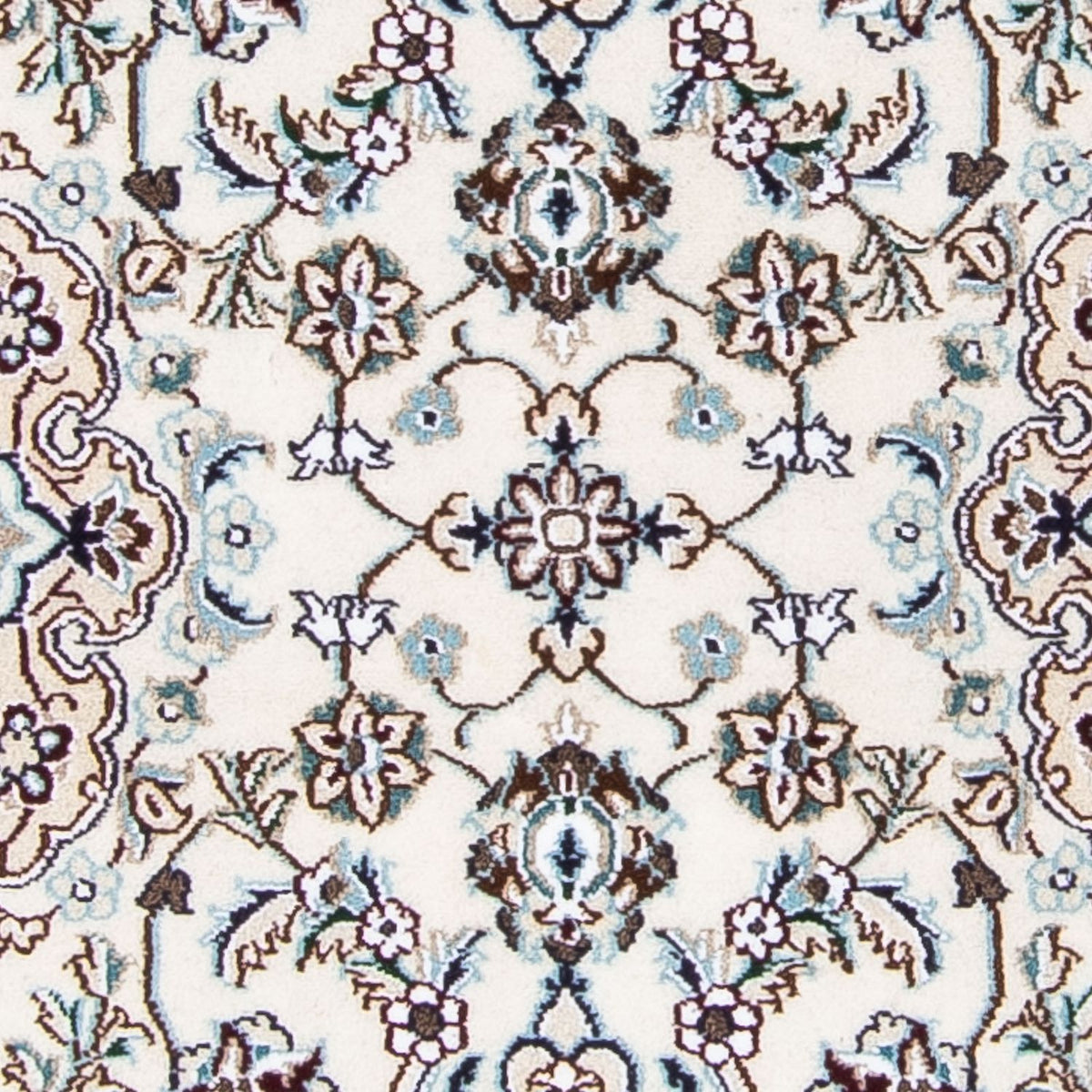 Løber Persisk tæppe - Nain - Royal - 196 x 63 cm - beige