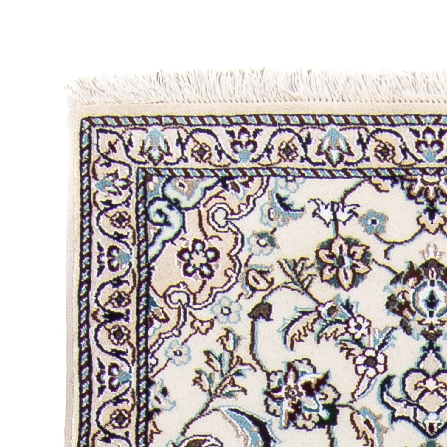 Løber Persisk tæppe - Nain - Royal - 196 x 63 cm - beige