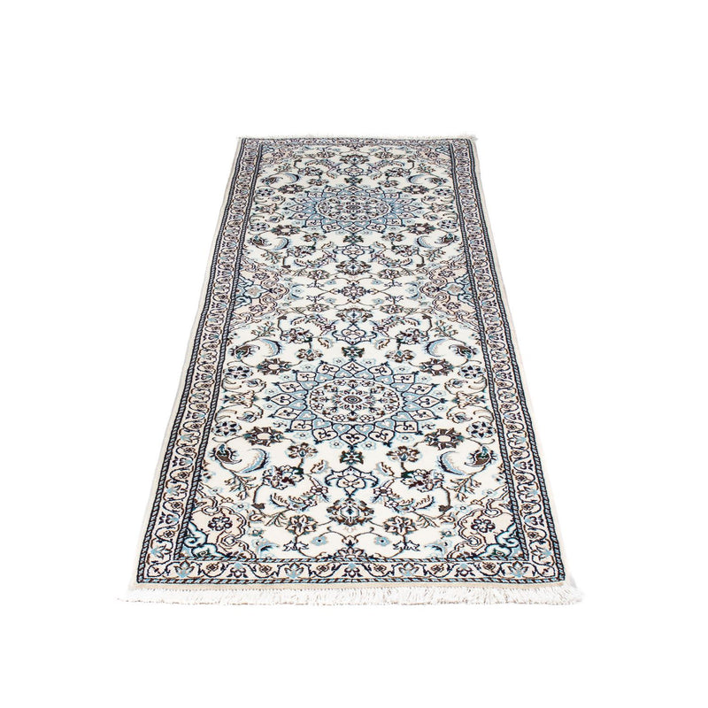 Løber Persisk tæppe - Nain - Royal - 196 x 63 cm - beige