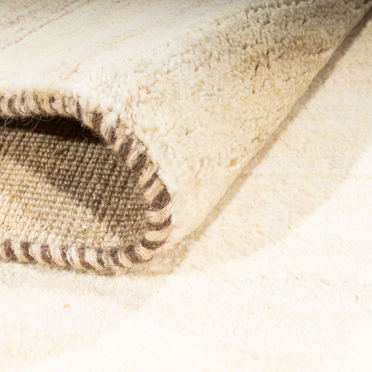 Gabbeh-tæppe - Persisk - 154 x 95 cm - lys beige