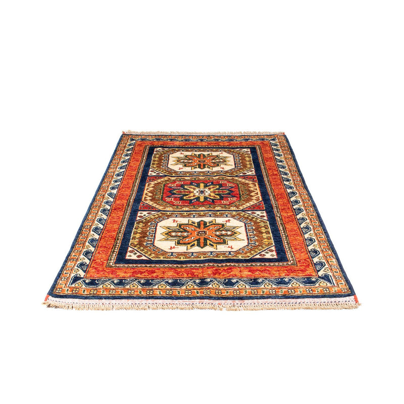 Afghansk tæppe - 185 x 122 cm - mørkeblå