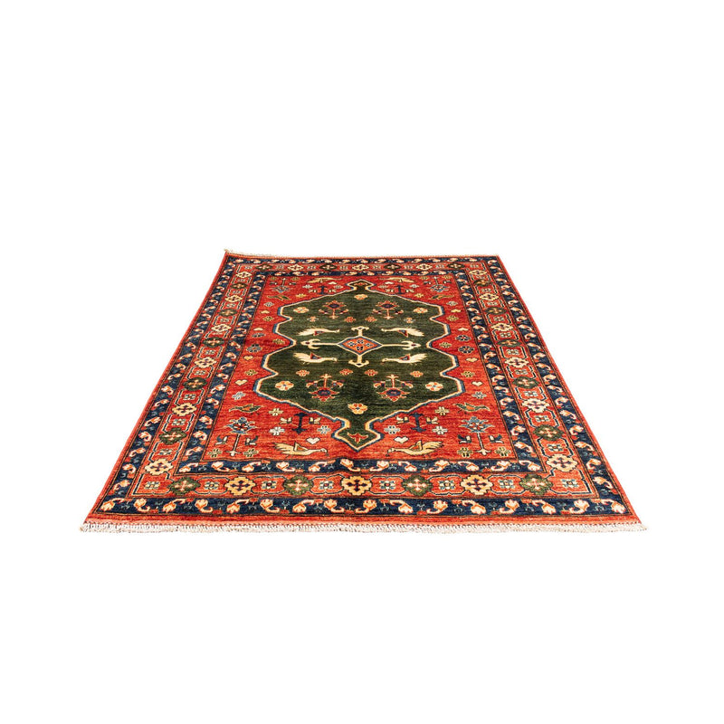 Afghansk tæppe - 195 x 150 cm - rød
